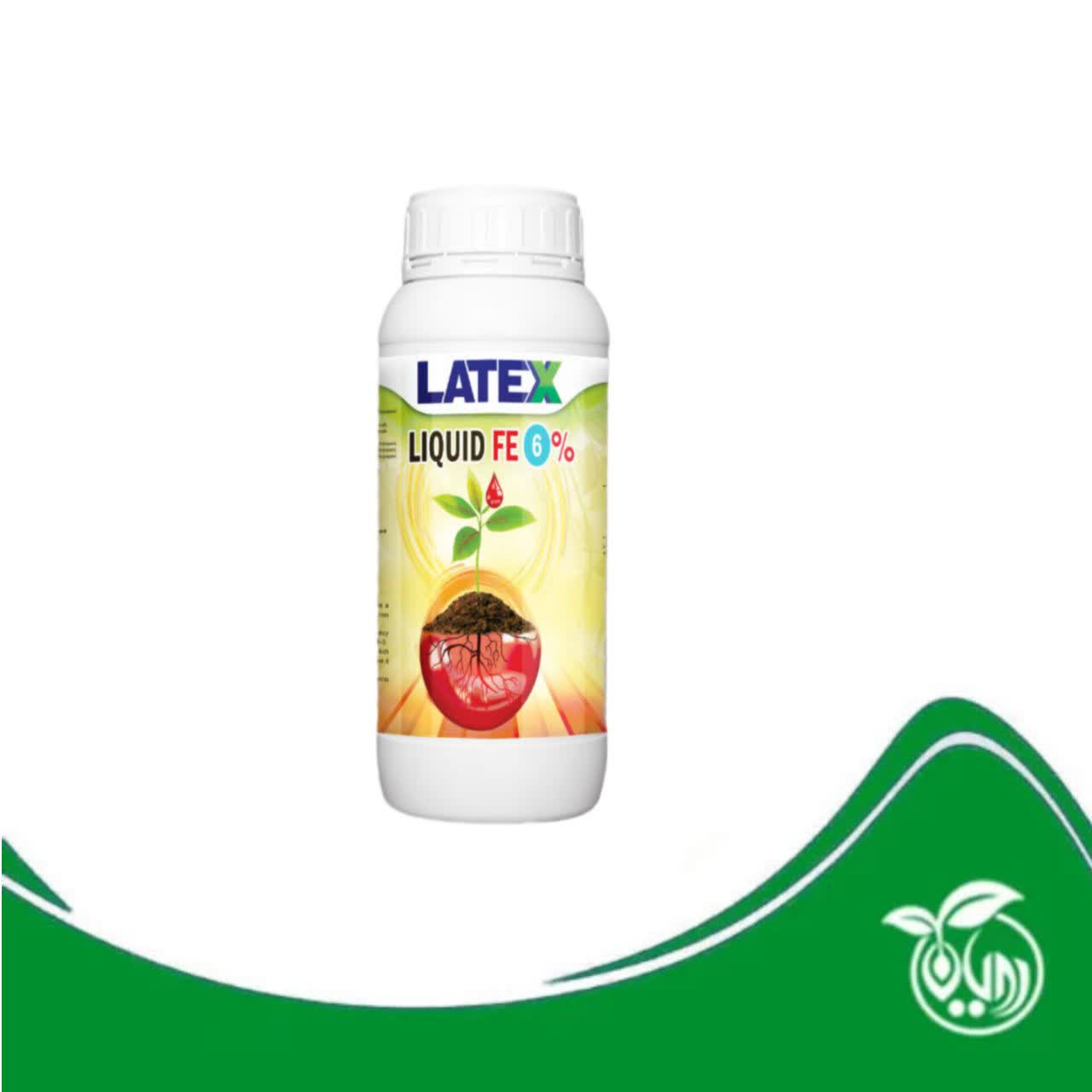 کود مایه آهن 6درصد (لاتکس)دان نهال سبز(بطری 1 لیتری)